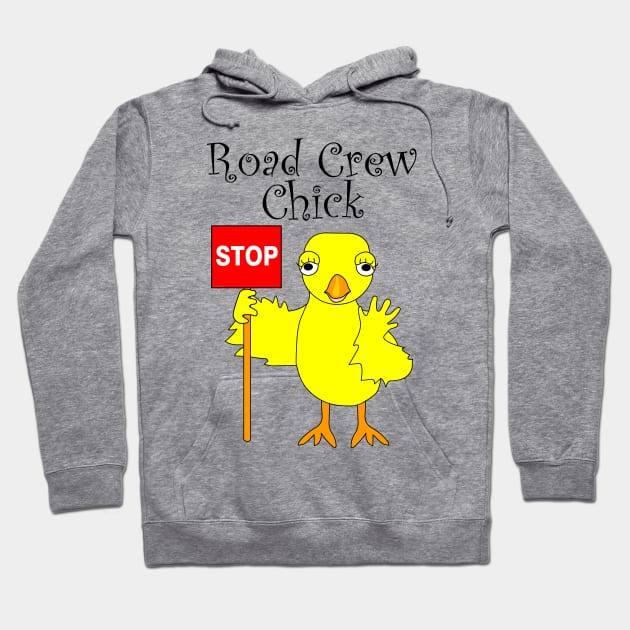 Road Crew Chick Hoodie by Barthol Graphics